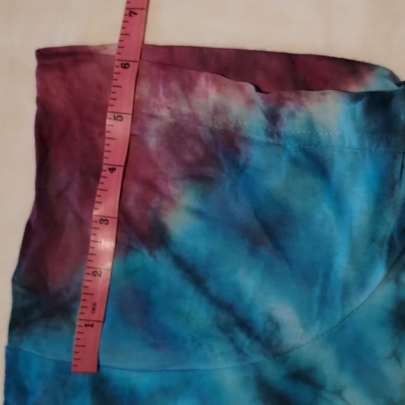 Tye-Dye T-shirt Handmade Unisex Color:reds, greens, blues & purple - Picture 8 of 11